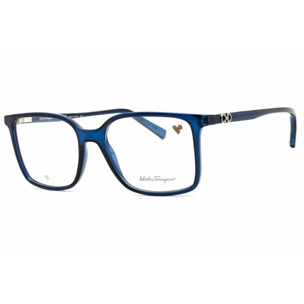 Salvatore Ferragamo SF2954 Eyeglasses Crystal Navy Rectangular
